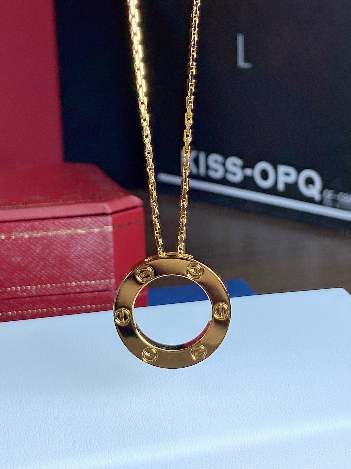 CARTIER LOVE NECKLACE 16MM