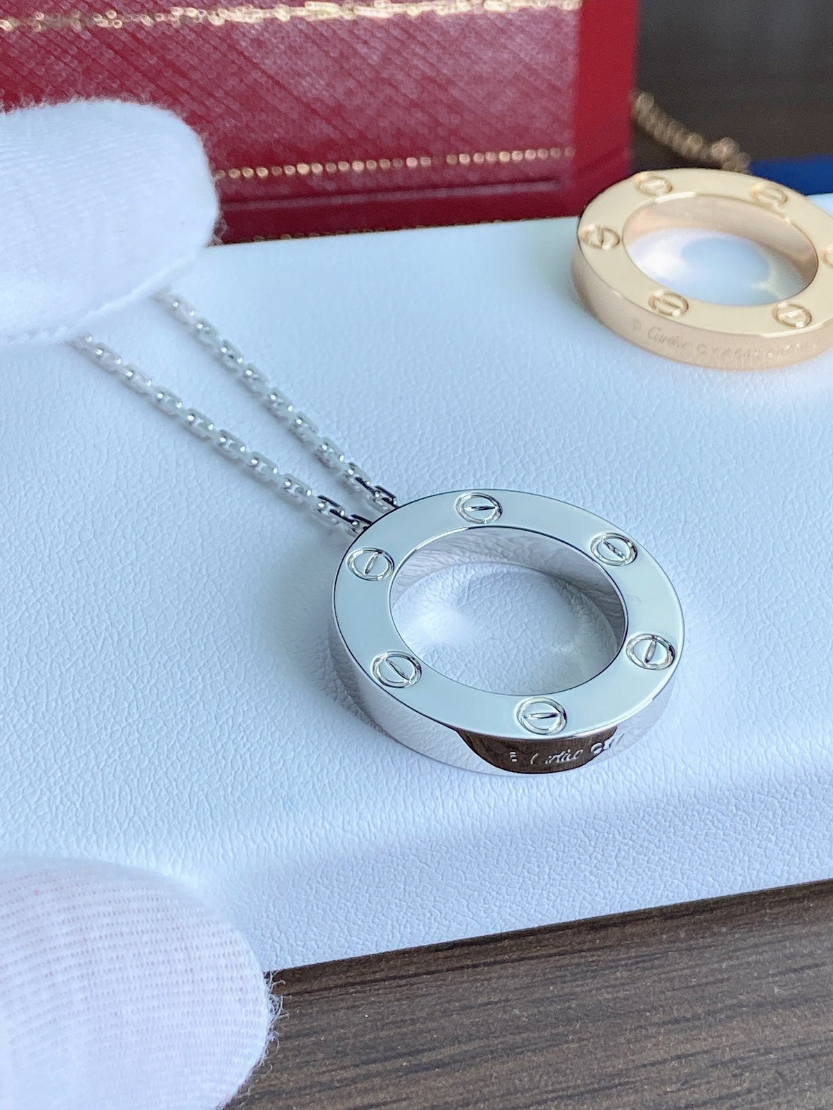 CARTIER LOVE NECKLACE 16MM
