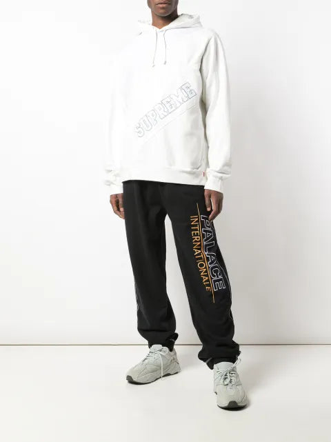 Supreme logo print hoodie