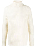 Roberto Collina waffle-knit roll-neck jumper