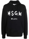 MSGM logo print hoodie
