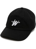 We11done logo-print baseball cap