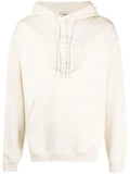 GmbH logo-embroidered organic cotton hoodie