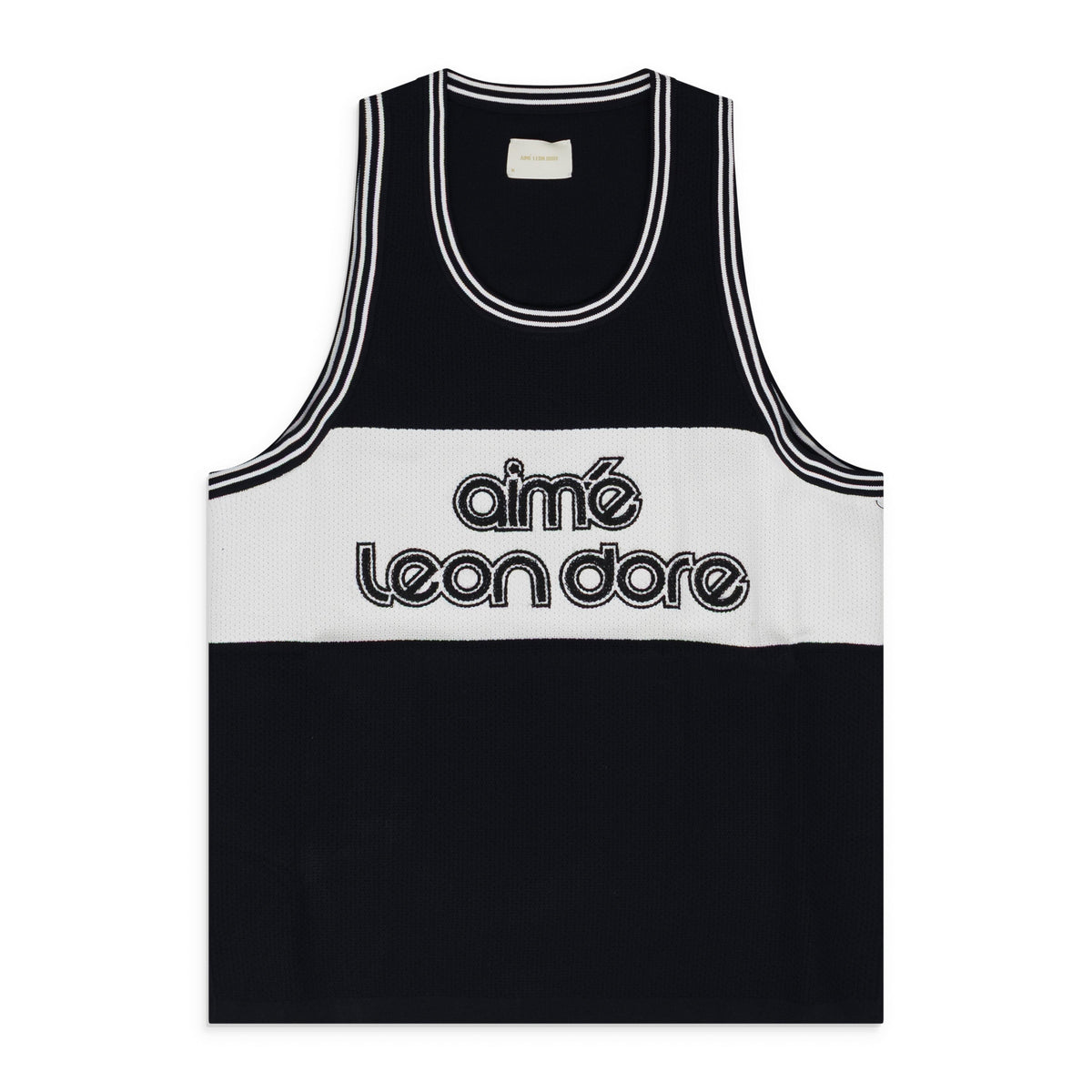 Black Knit Basketball Jersey