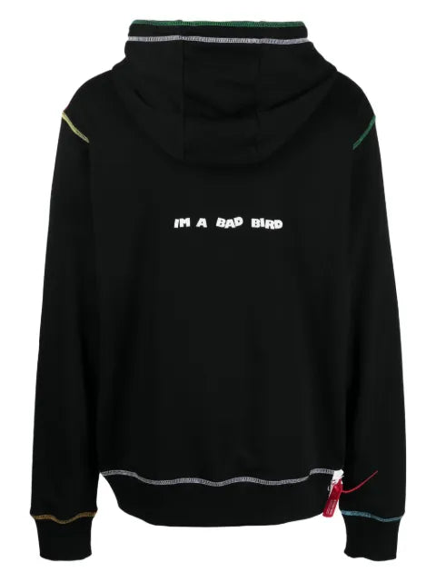 Mostly Heard Rarely Seen 8-Bit Give Me The Loop graphic-print cotton hoodie
