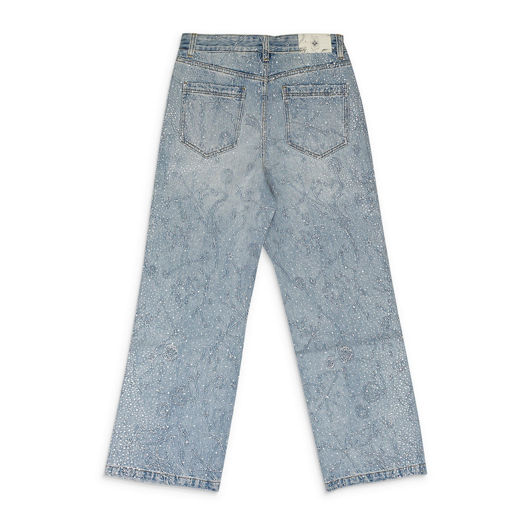 BLUE 20K ZODIAC DIAMOND DENIM