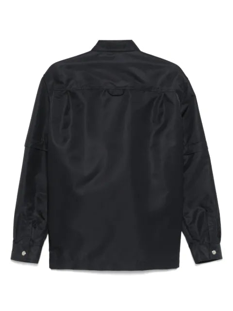 D4.0 detachable-sleeves shirt jacket