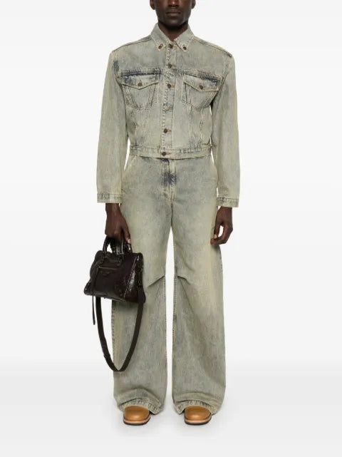 ENTIRE STUDIOS Shrunken buttoned denim jacket