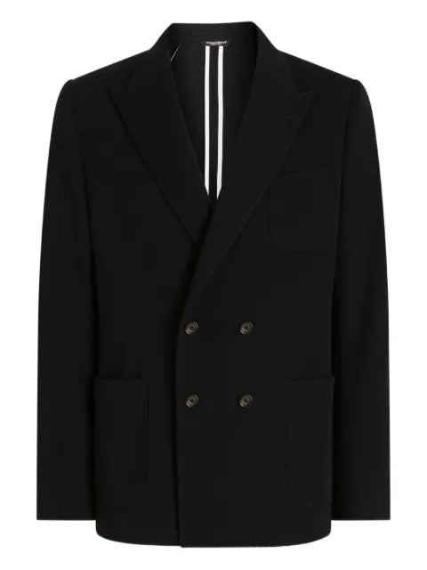 Dolce & Gabbana double-breasted silk blazer