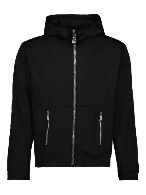 L8 Studio hooded zip-front jacket