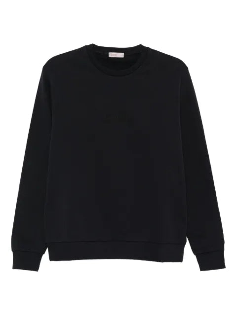 Herno logo-embroidered cotton sweatshirt