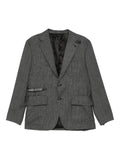 Brioni checked blazer