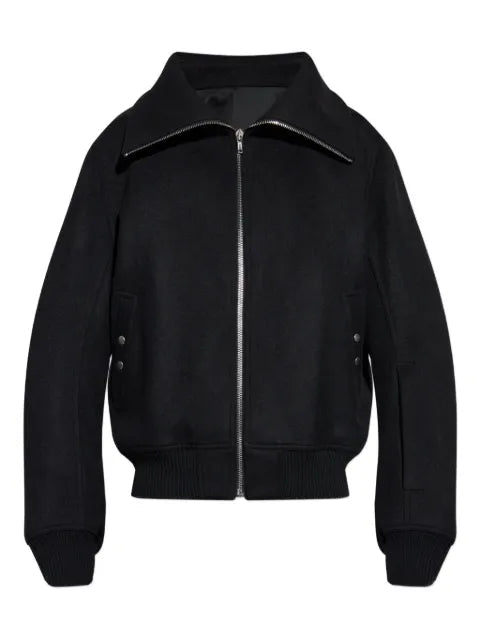 Rick Owens high-neck wool jacket
