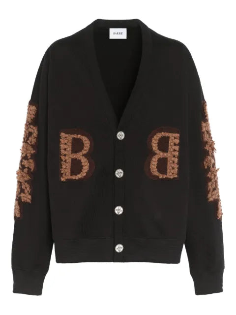 Barrie logo-embroidered cardigan