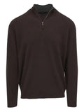 Kinross Cashmere zip closure sweater