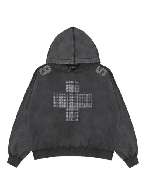 MISBHV embellished-cross hoodie