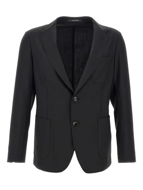 Marchesani buttoned wool-blend blazer