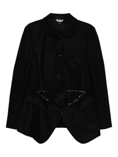 Black Comme Des Garçons cut-out blazer