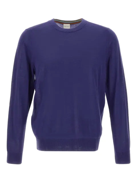 Paul Smith crew-neck embroidered-logo sweater