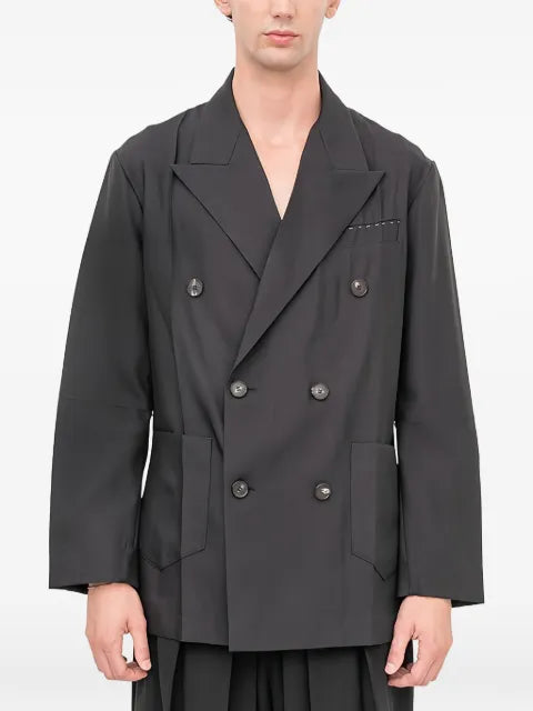Setchu Origami double-breasted belted blazer