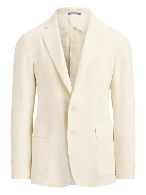 Ralph Lauren Purple Label Hadley single-breasted pocket blazer