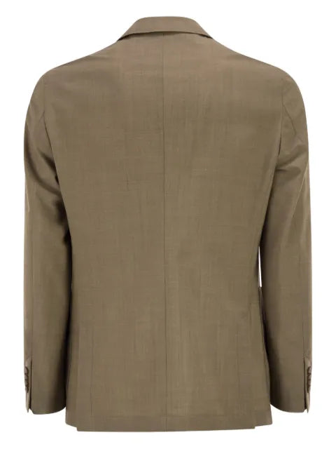 BOSS double-breasted pocket-patch blazer