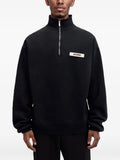 Jacquemus grosgrain quarter-zip sweatshirt