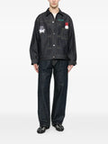 Undercover embroidered oversized denim jacket
