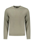 Napapijri crew-neck logo-patch sweater