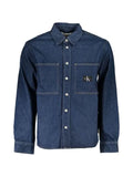 Calvin Klein logo-patch denim jacket
