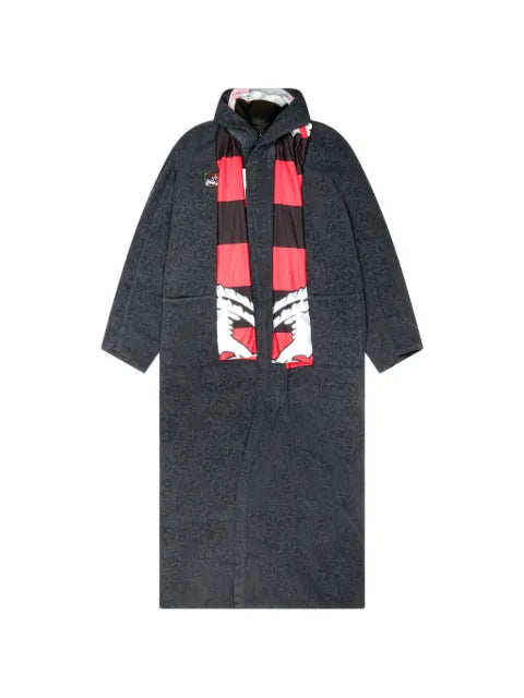 PROTOTYPES floral-jacquard terrycloth coat