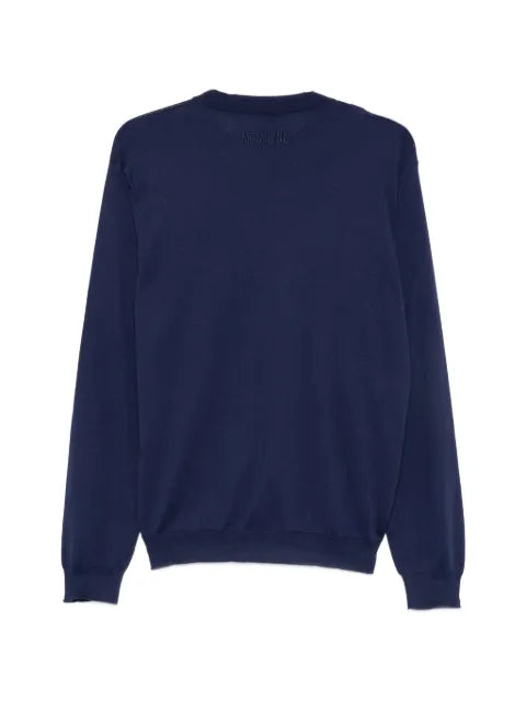 Moschino goose-embroidered sweater