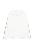 Eleventy side-stripe hoodie