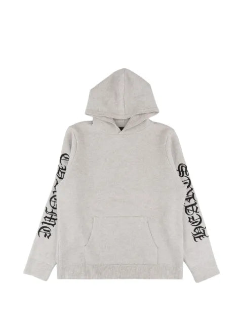 Chrome Hearts embroidered-logo cashmere hoodie