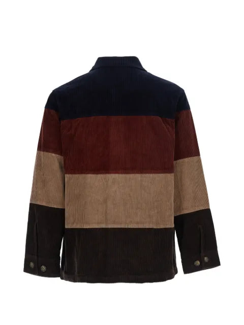 Sebago colour-block long-sleeve overshirt