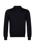Gran Sasso polo-collar long-sleeve sweater