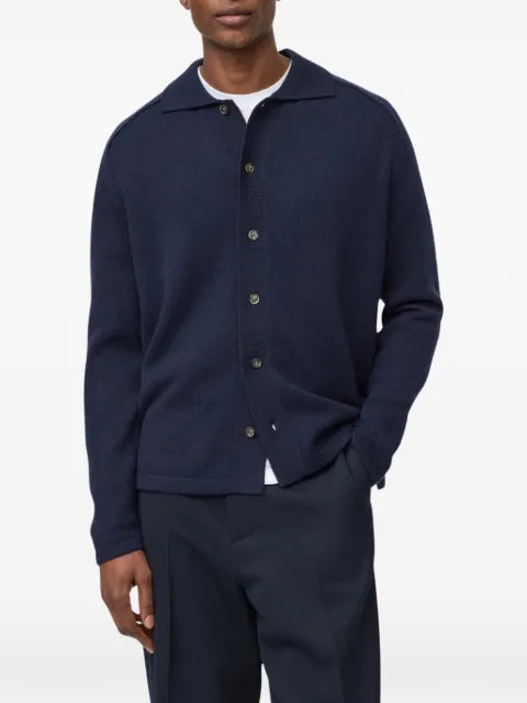 Soft Goat cashmere button-up cardigan