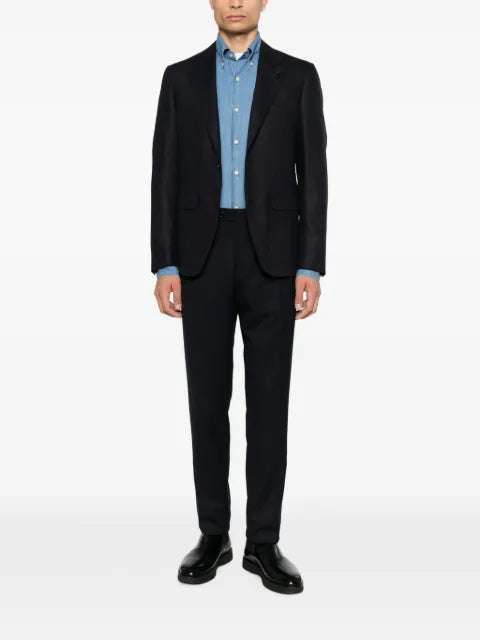 Lardini flap-pocket single-breasted blazer