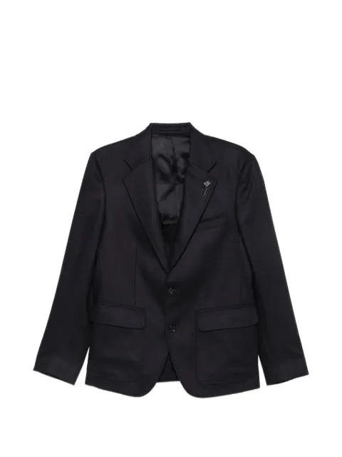 Lardini flap-pocket single-breasted blazer