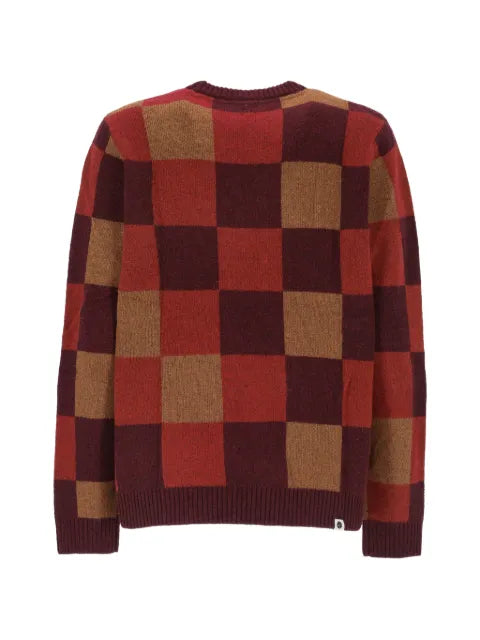 ANERKJENDT check-pattern sweater
