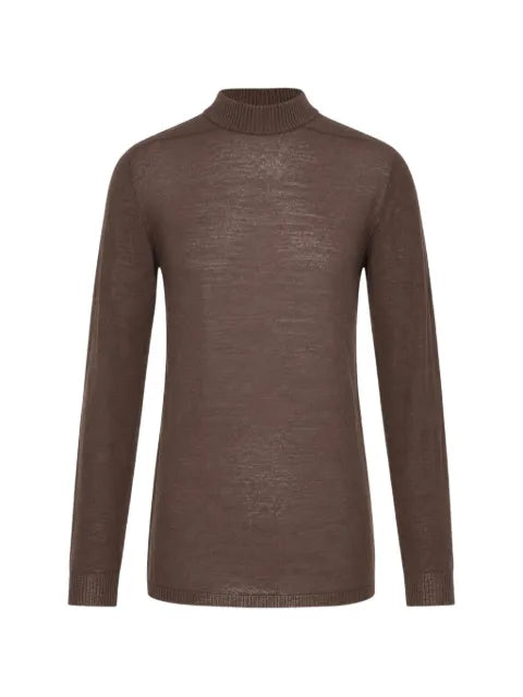 Rick Owens ribbed high-neck sweater