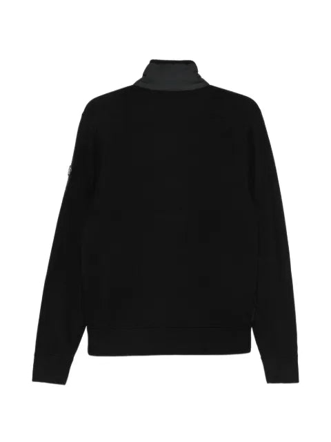 BOSS quilted panelled jacket