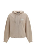 Jacquemus logo-patch zip-up hoodie