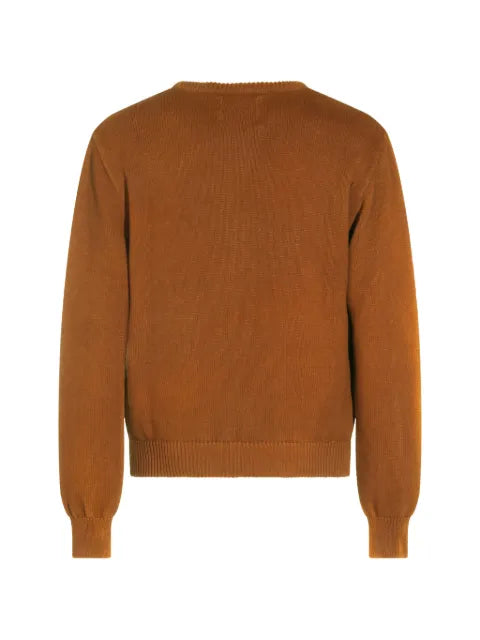 Arte Antwerp logo-embroidered ribbed-knit sweater