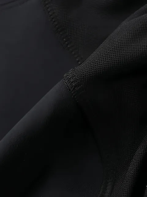 San San Gear Wave panelled hooded jacket