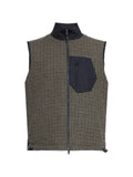 Sease reversible houndstooth-pattern gilet