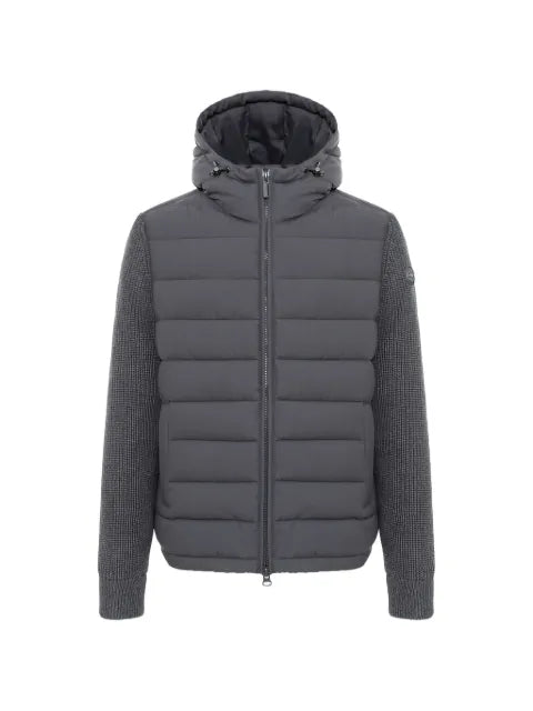 Colmar quilted knit-sleeve padded jacket