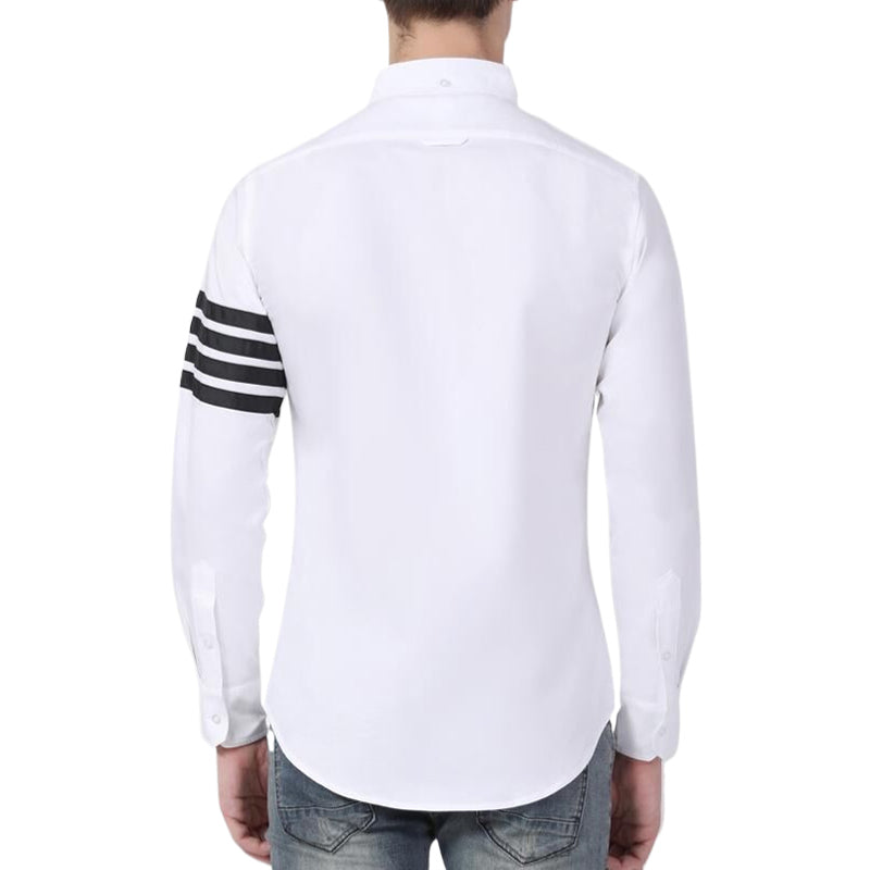 Four-Bar Oxford Casual Shirt | Thom Browne