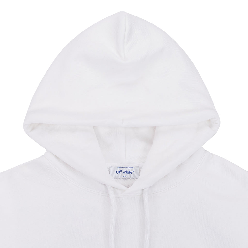 White Marker Arrow Hoodie