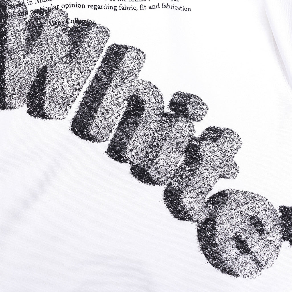 White Logo Hoodie